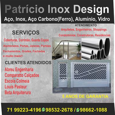 Patricio Inox Design Salvador BA