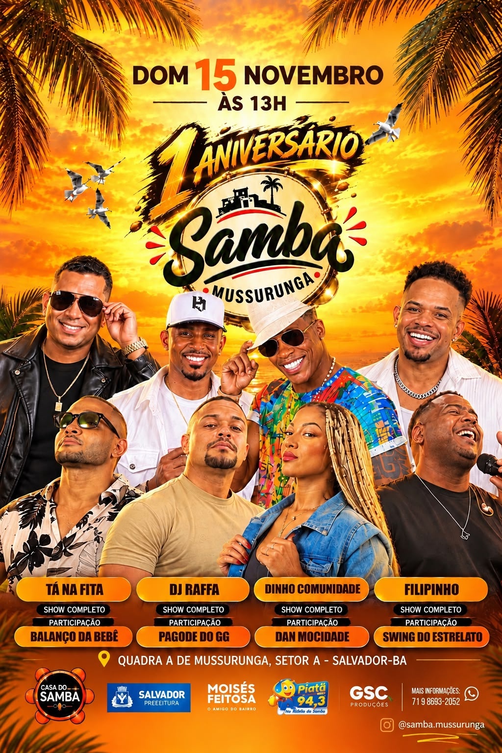 1 Aniversario Samba Mussurunga